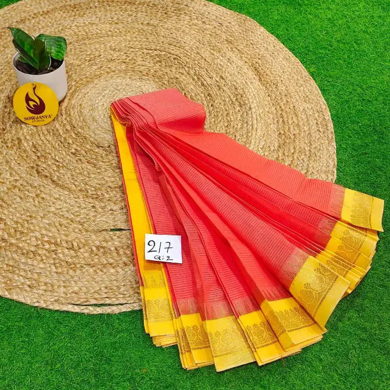Premium Seiko Gadwal Cotton Sarees - ROYAL2171
