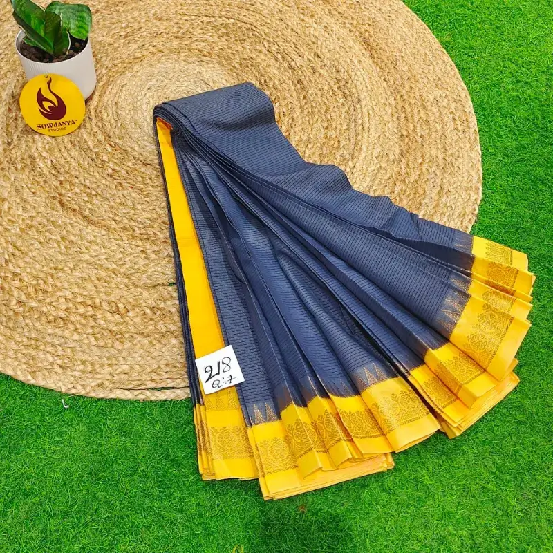 Premium Seiko Gadwal Cotton Sarees - ROYAL218